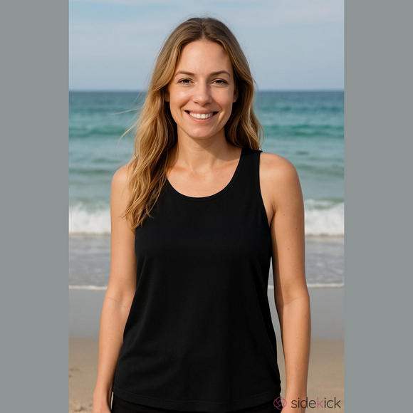 Banana Republic Tops - Banana Republic Black Sleeveless Tank Top Large